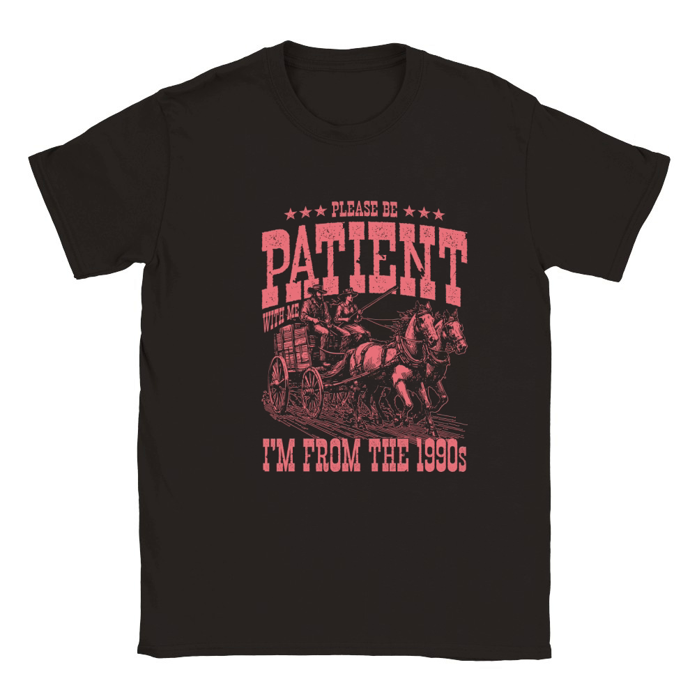 Im From The 1900s Cowboy Western D Retro Red Classic Kids Crewneck T-shirt