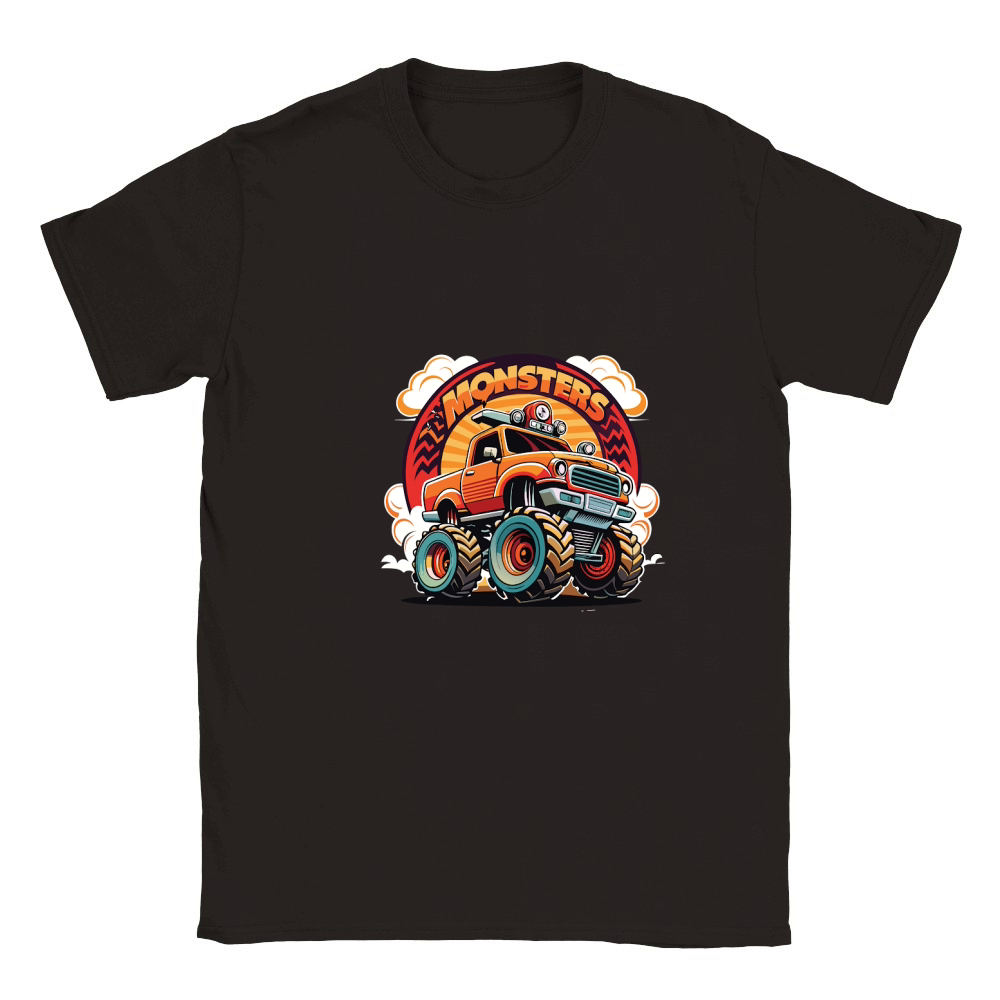 Monster Truck 02 Classic Kids Crewneck T-shirt
