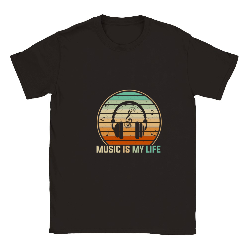 Music is my life Classic Kids Crewneck T-shirt