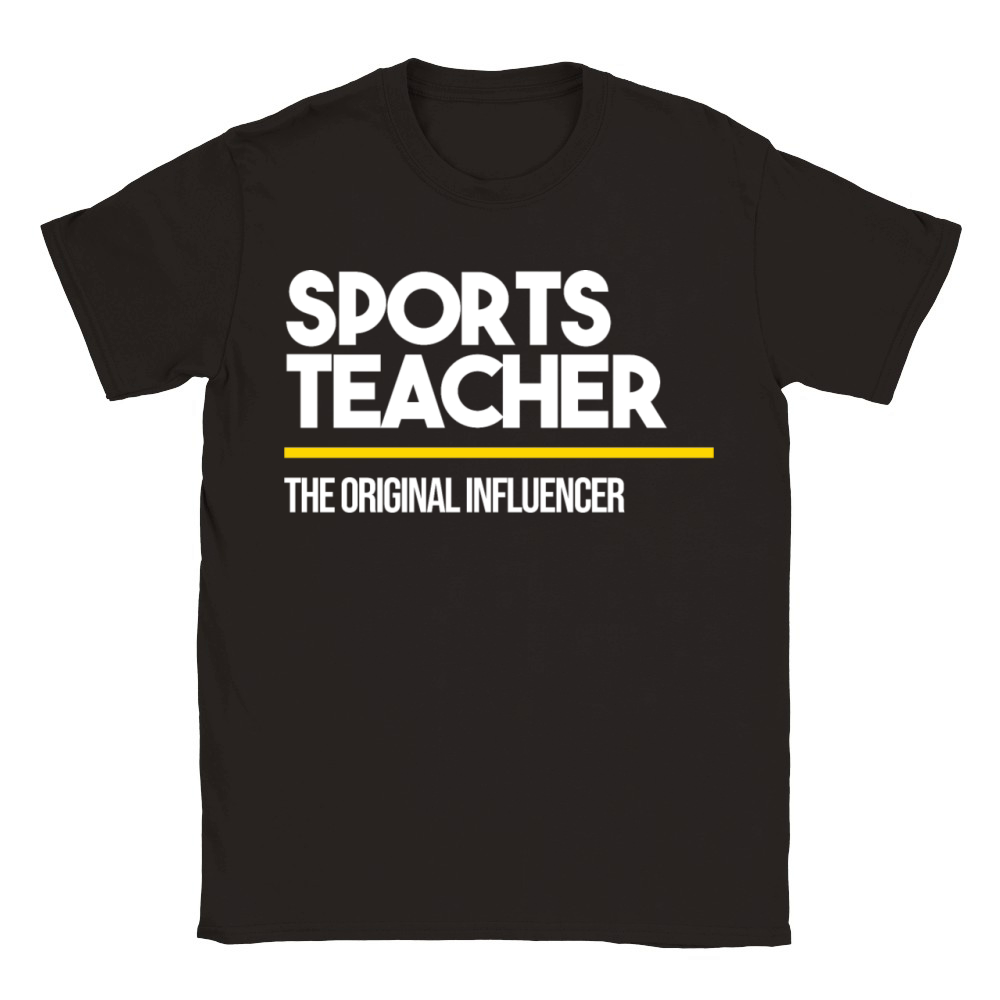 Sports Teacher Original Influencer Middle High Classic Kids Crewneck T-shirt