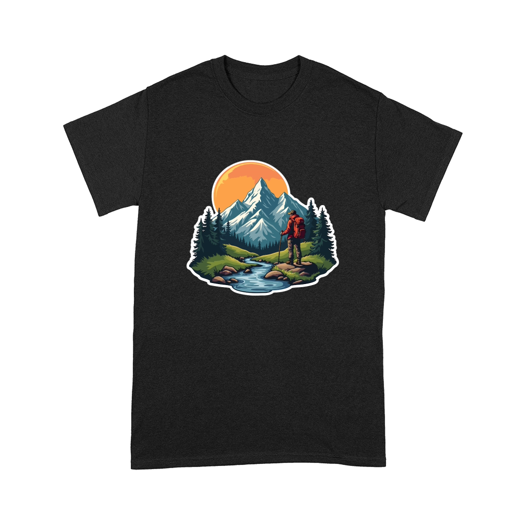 Mountain explorer hiking adventure Illus 05 Comfort T-shirt
