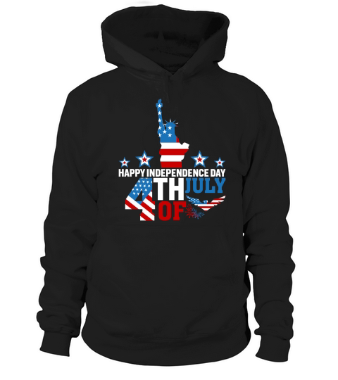 Happy Independence Day 4th of July Hoodie Unisex