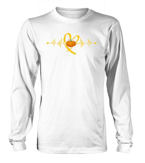 heartbeat pumpkin Long sleeved Unisex