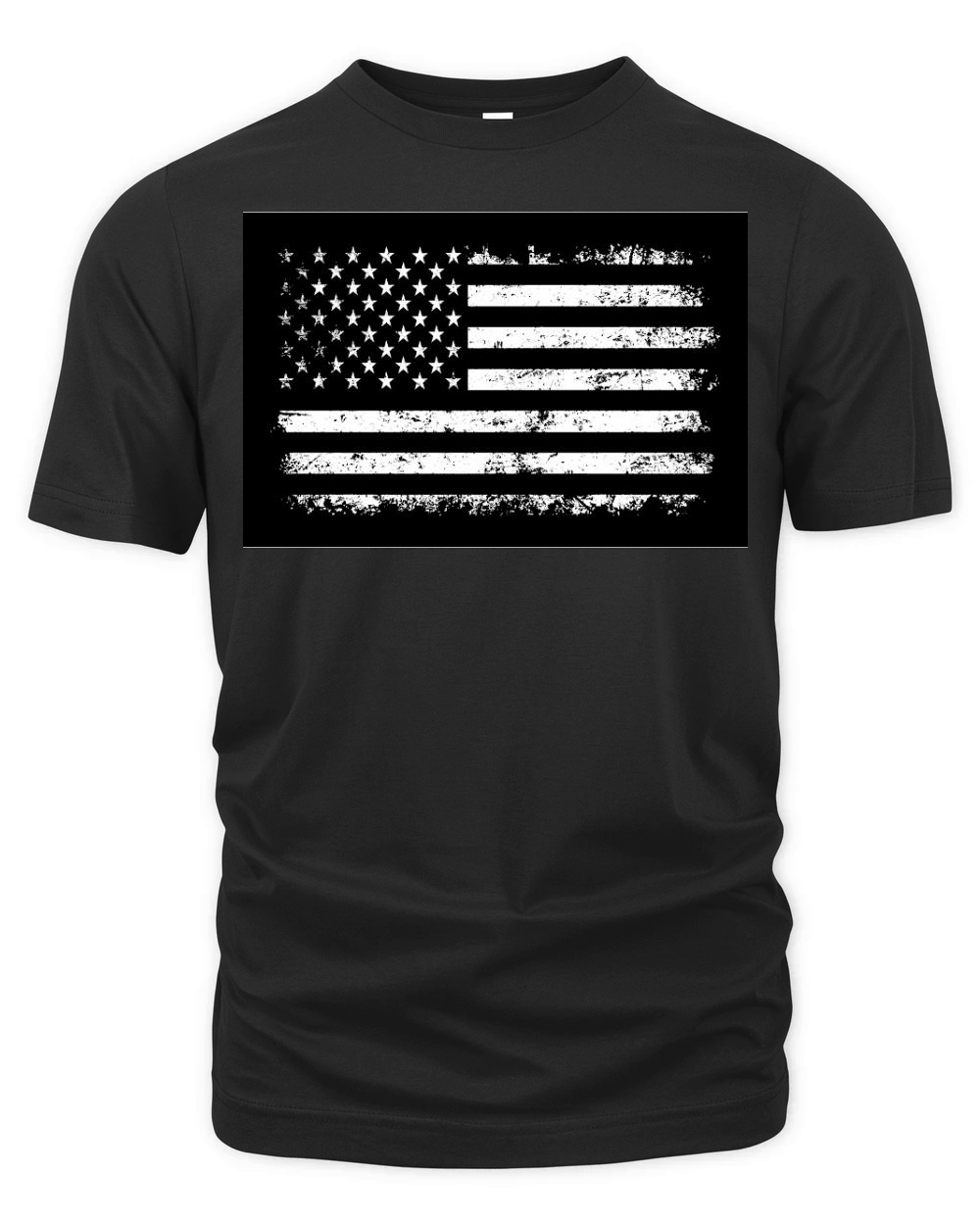 Distressed USA Flag.Vintage USA Flag Organic Unisex T-shirt