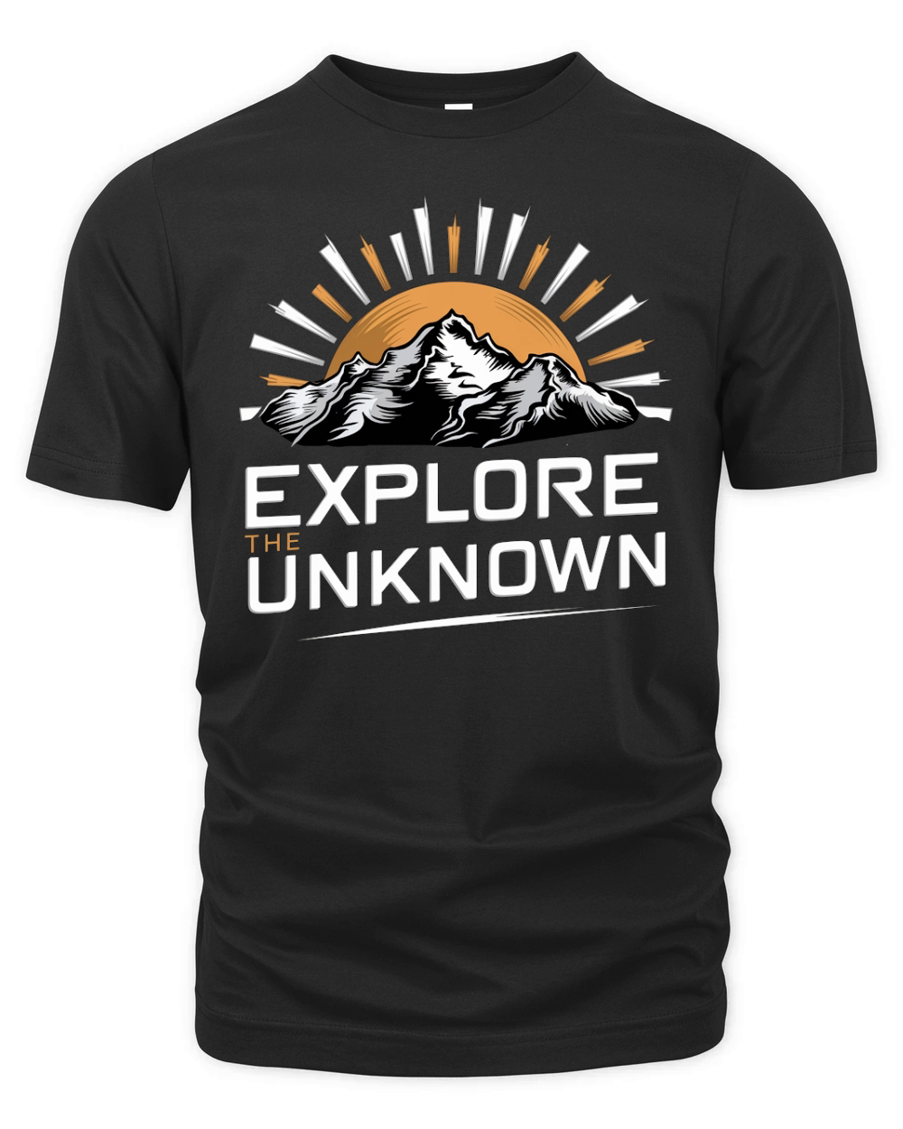 Explore the unknown Organic Unisex T-shirt
