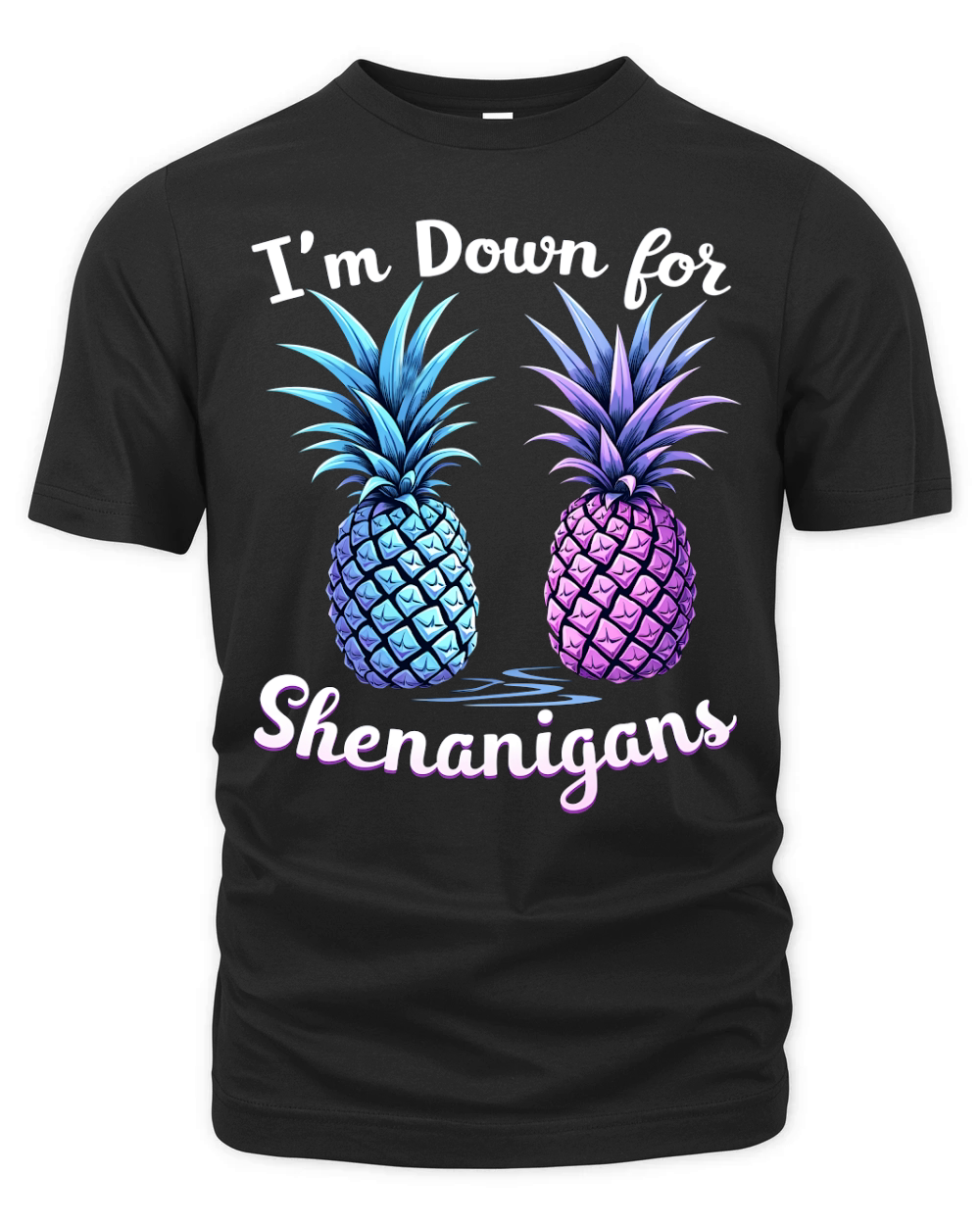 Im Down For Senanigans Organic Unisex T-shirt