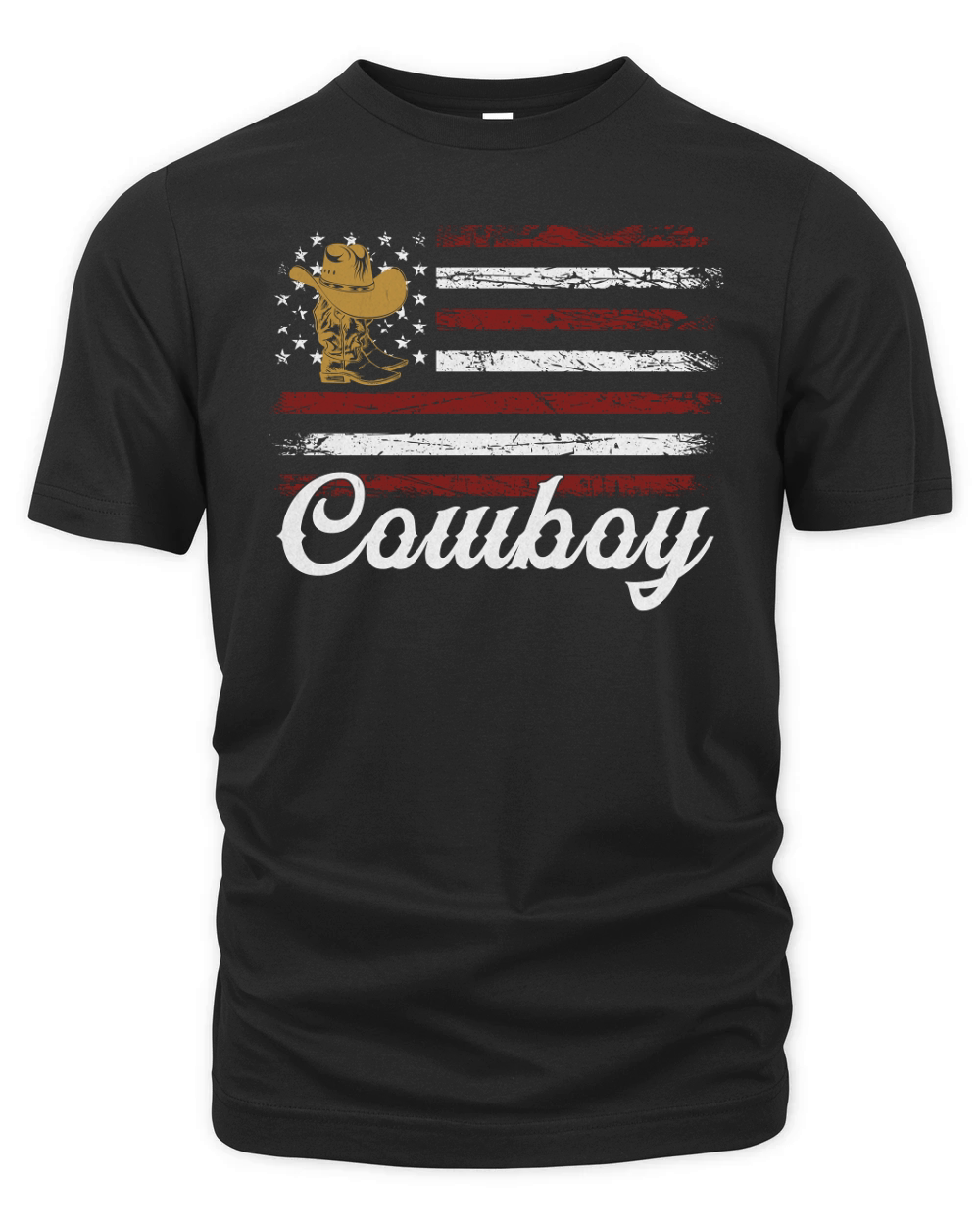 Retro Cowboy Organic Unisex T-shirt