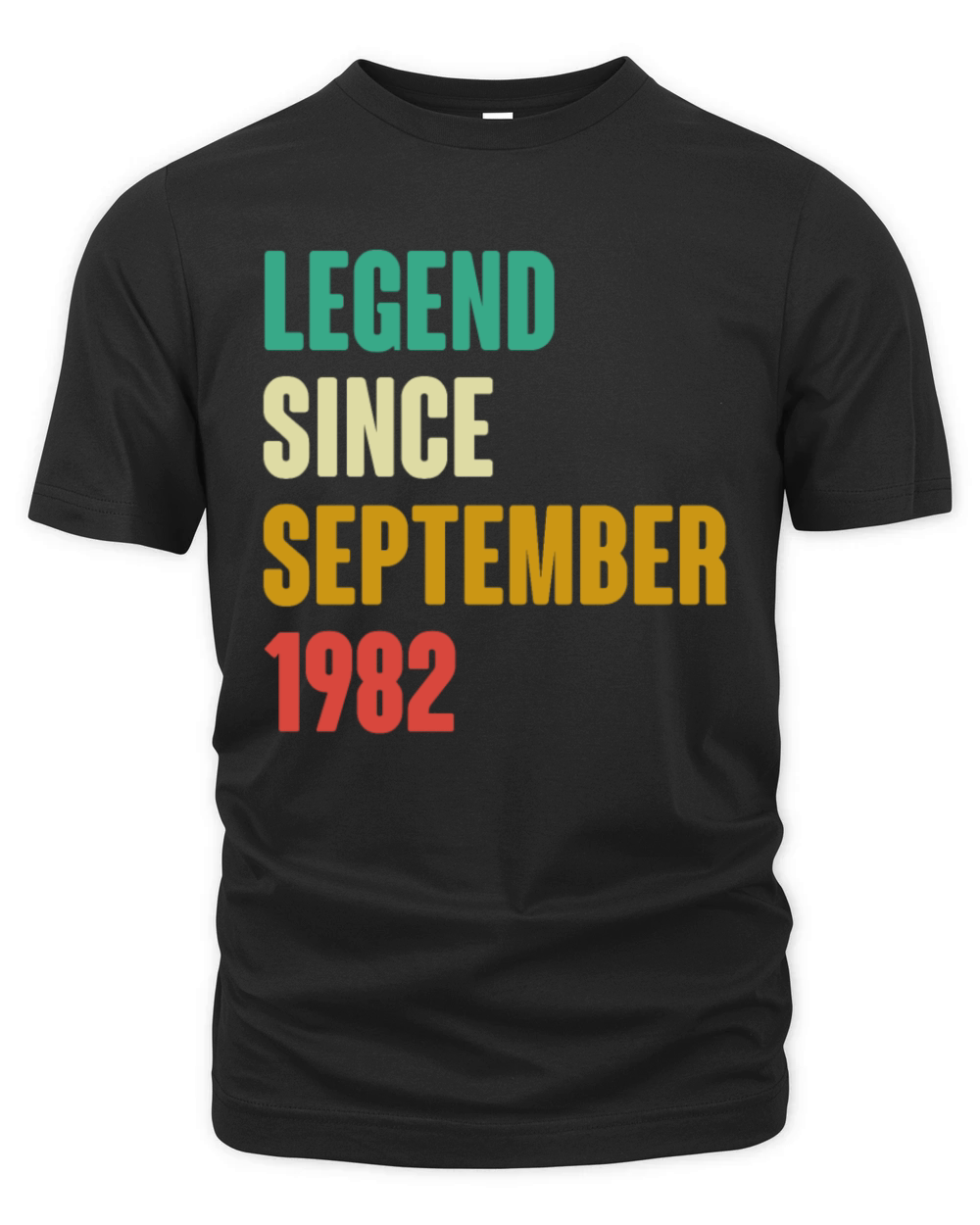 September 1982 40th Birthday 40 Years Old Bday Gi Organic Unisex T-shirt