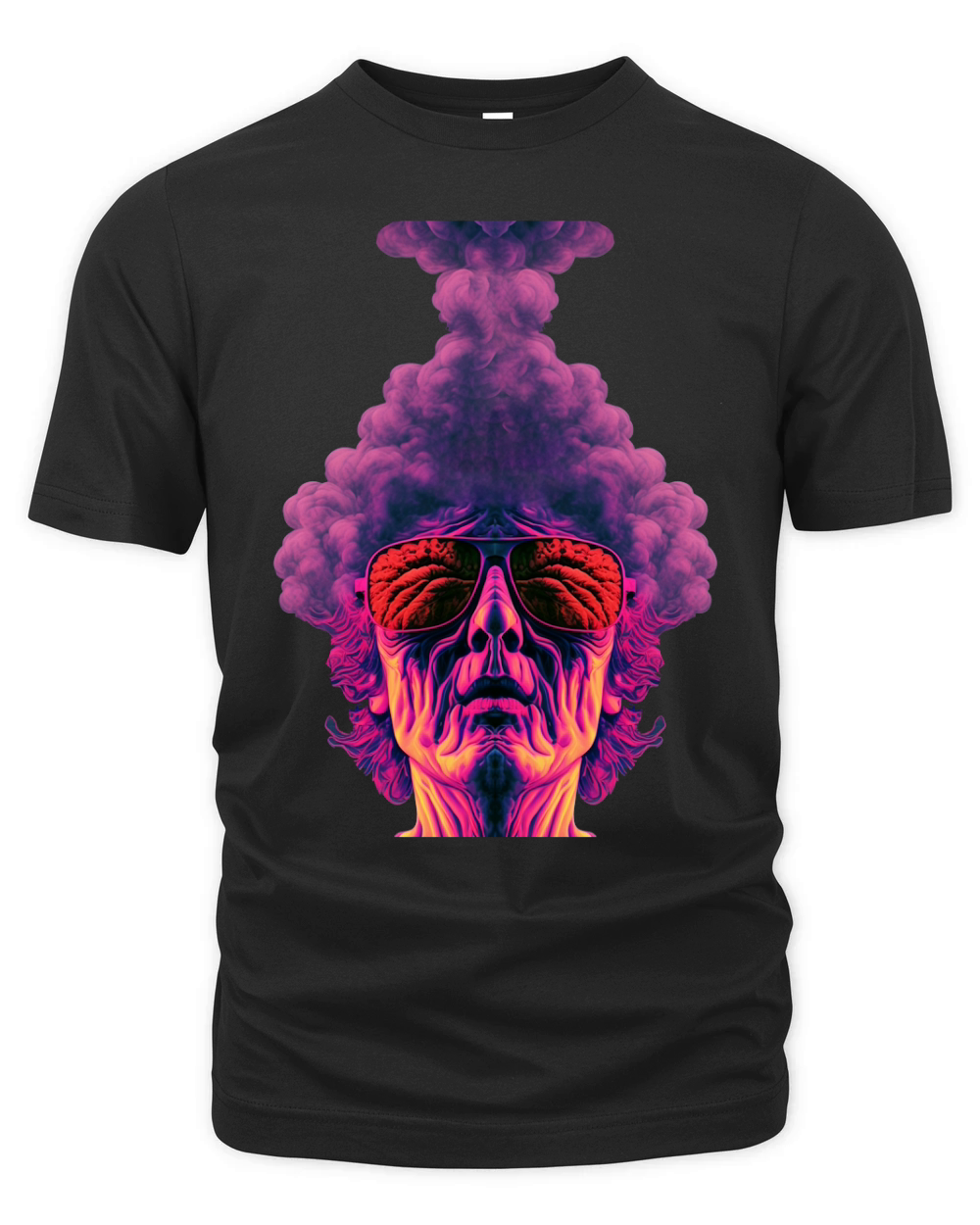 Smoking Stoner PNG Artwork Organic Unisex T-shirt