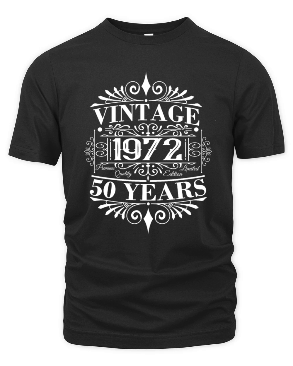 Vintage 1972 Birthday Sayings 50th Birthday Organic Unisex T-shirt