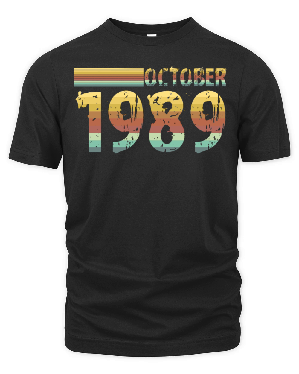 Vintage Awesome Since October 1989 31th Birthday Organic Unisex T-shirt