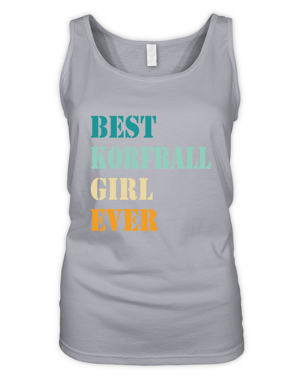 Best Korfball Girl Ever Organic Women's Tank Top