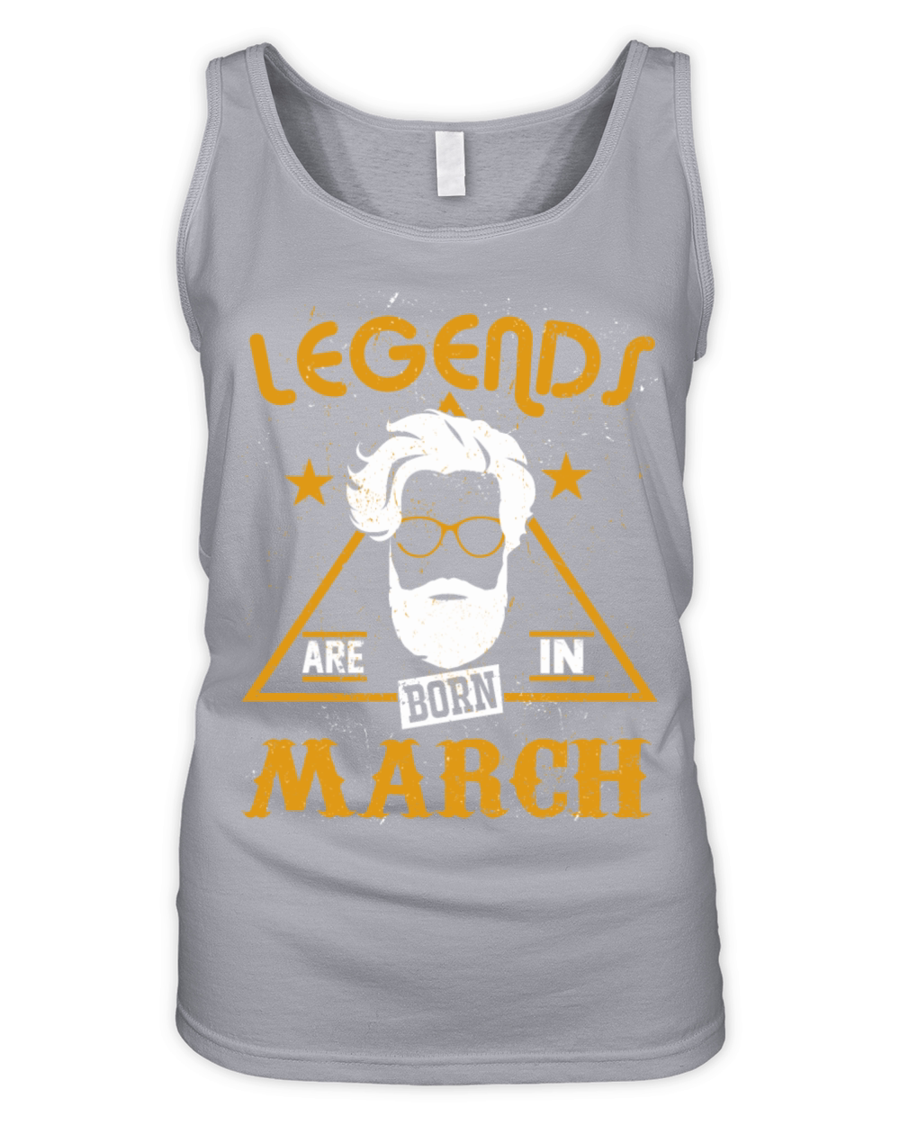 born in march Organic Women's Tank Top