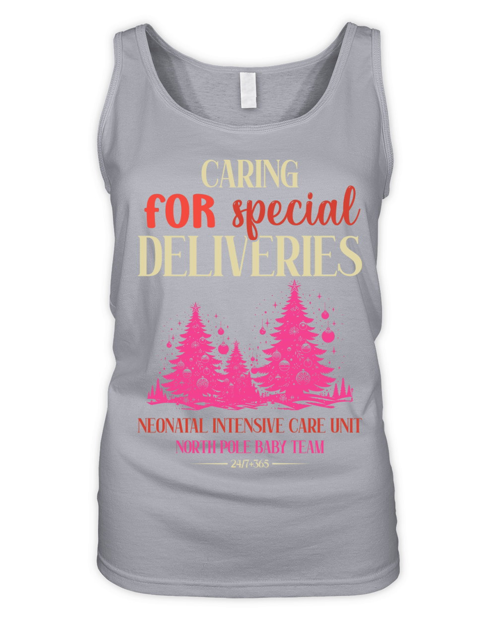 caring for special deliveries neonatal intensive care unit north pole baby team Organic Women's Tank Top