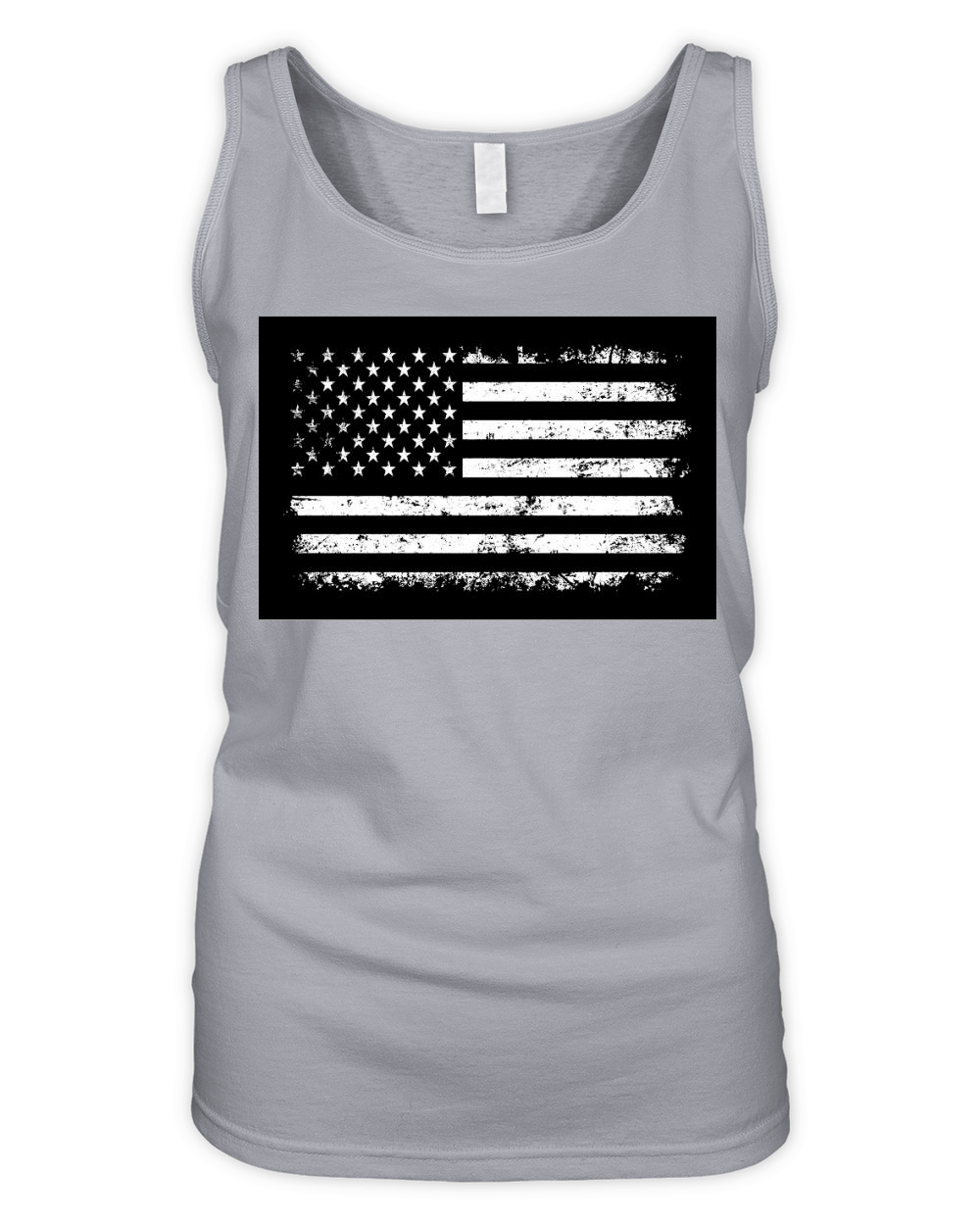 Distressed USA Flag.Vintage USA Flag Organic Women's Tank Top
