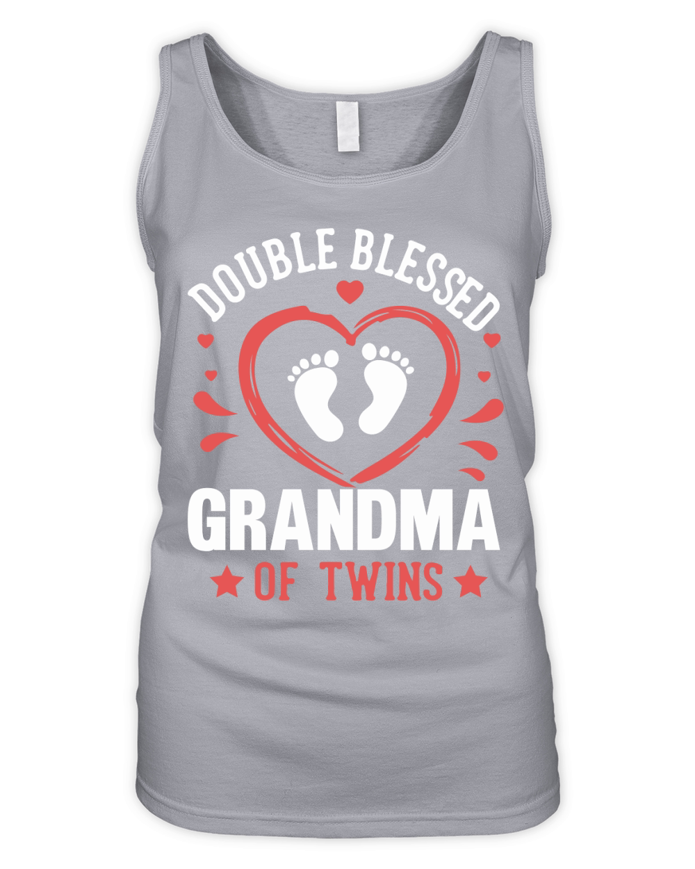Double blessed grandma of twins Organic Women's Tank Top