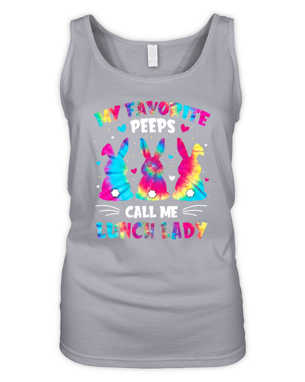 Easter Bunnies My Favorite Peeps Call Me Lunch Lad Organic Women's Tank Top