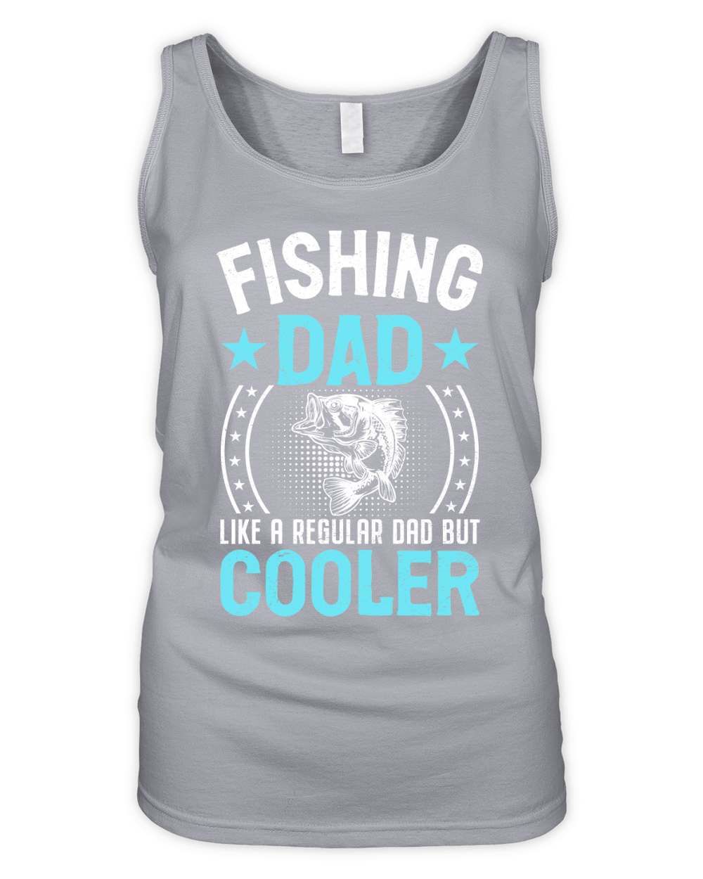 Fishing dad like a regular Dad But Cooler 03 Organic Women's Tank Top