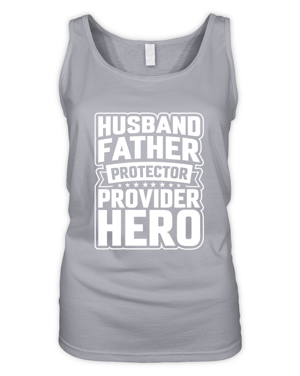 Husband Father Protector provider hero 02 Organic Women's Tank Top