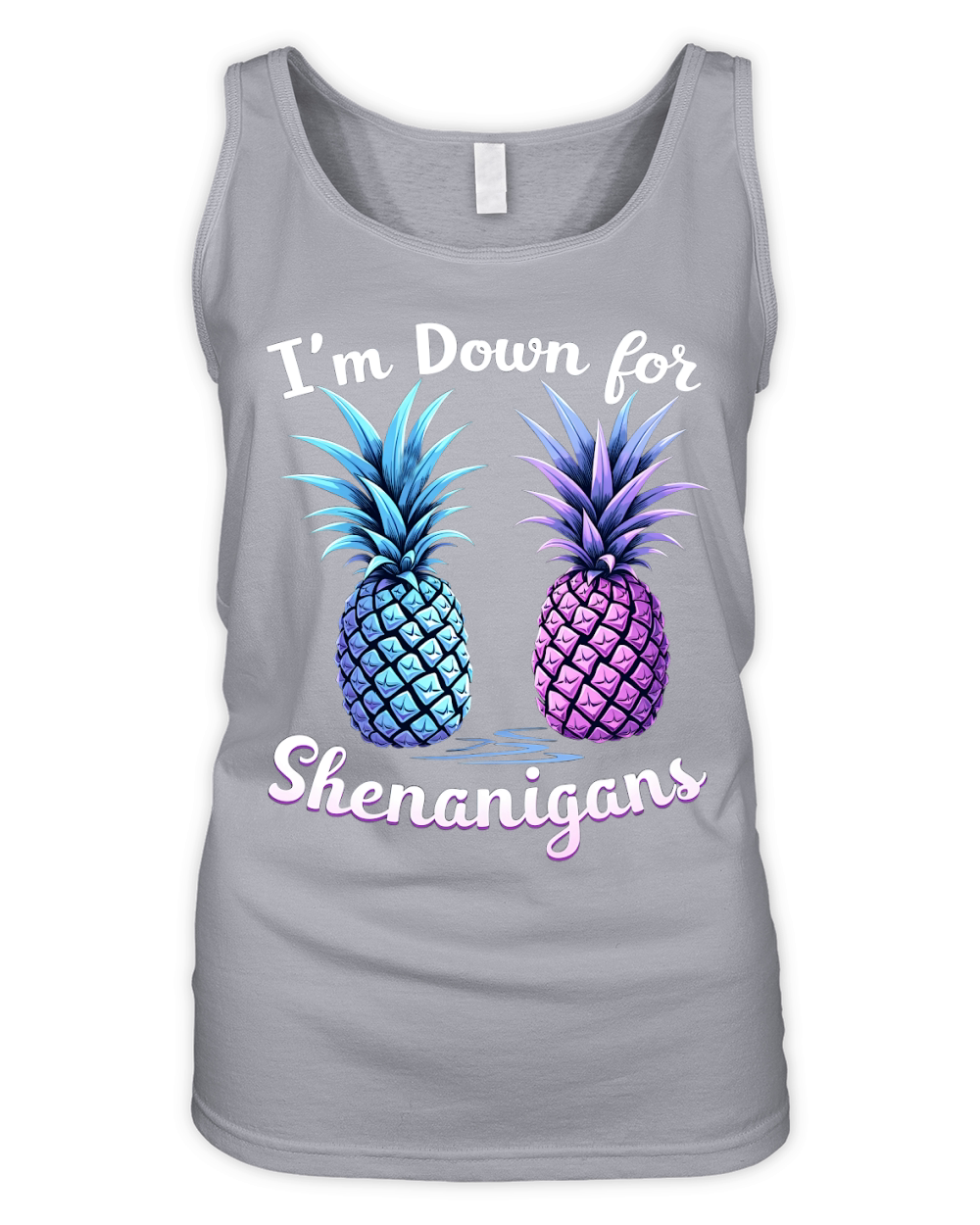 Im Down For Senanigans Organic Women's Tank Top