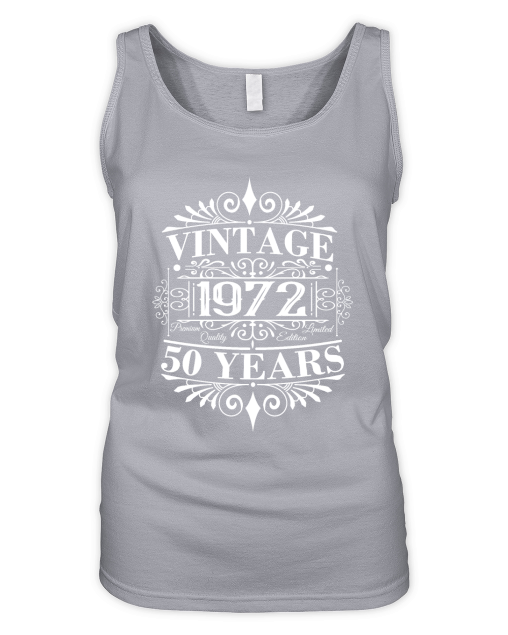 Vintage 1972 Birthday Sayings 50th Birthday Organic Women's Tank Top