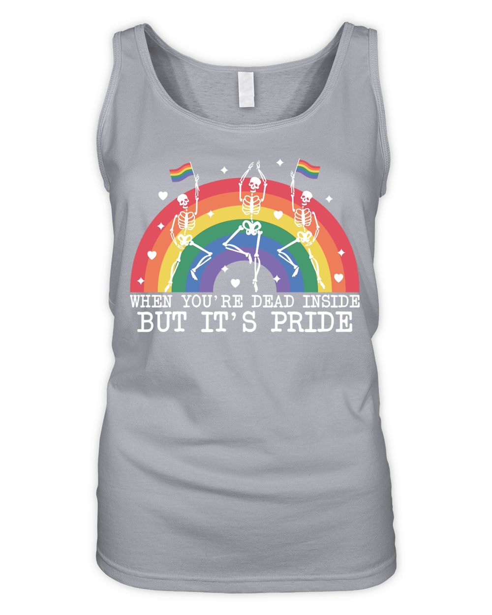 When yoyre dead inside but its pride Organic Women's Tank Top