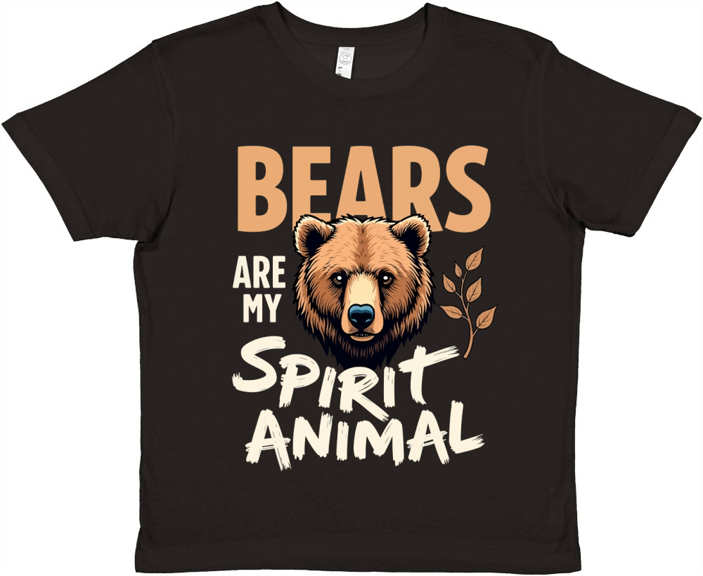 Bears are my spirit animal Premium Kids Crewneck T-shirt
