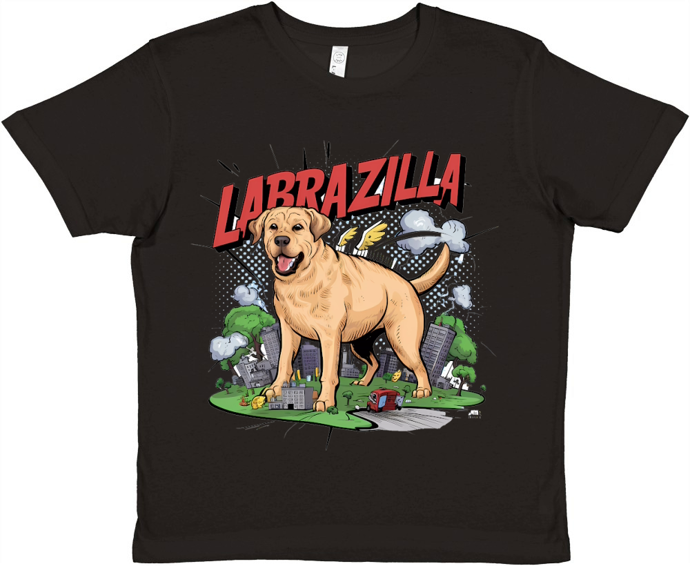 dogzilla (14) Premium Kids Crewneck T-shirt