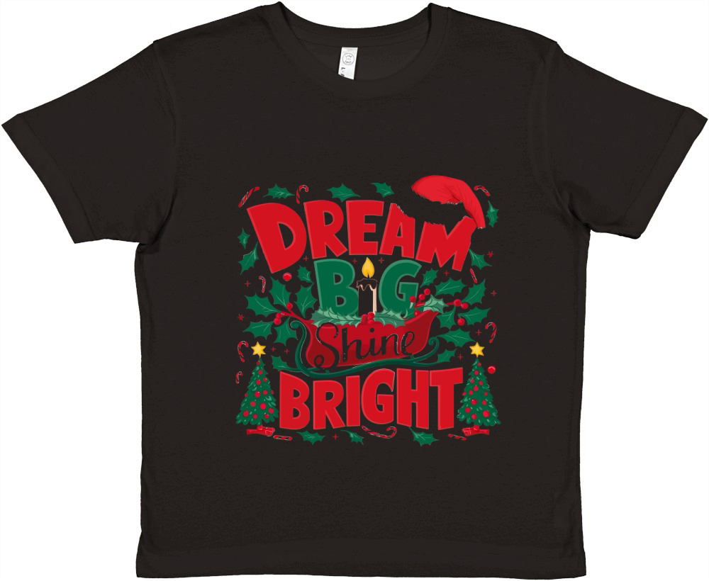 Dream Big Shine Bright 2 Premium Kids Crewneck T-shirt