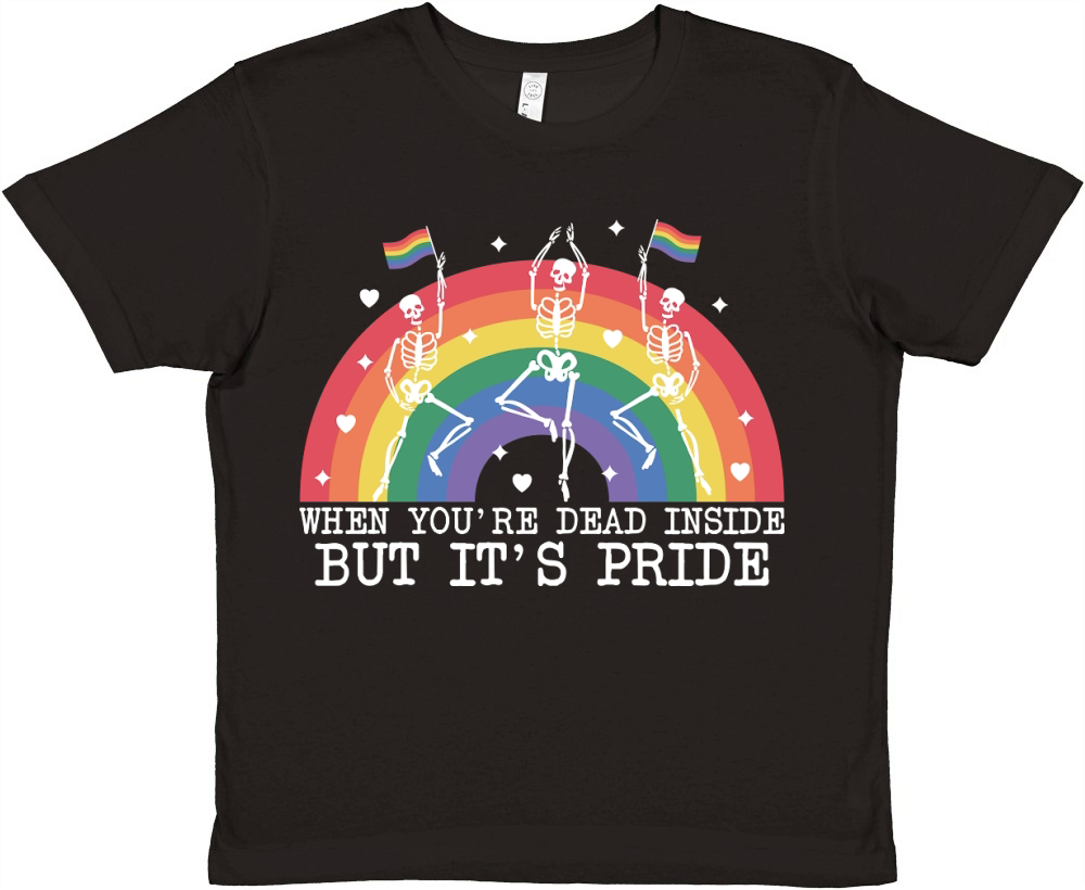 When yoyre dead inside but its pride Premium Kids Crewneck T-shirt