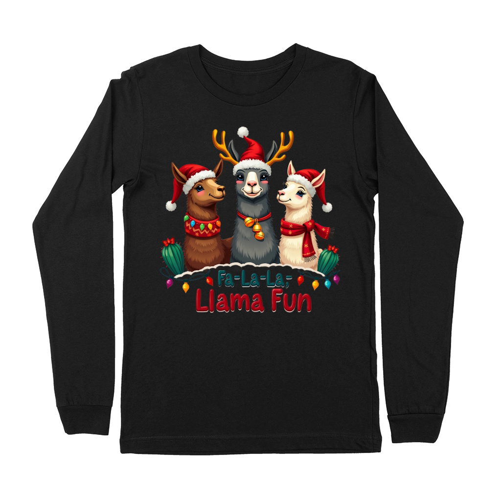 Fa La La Llama Fun Premium Long Sleeve