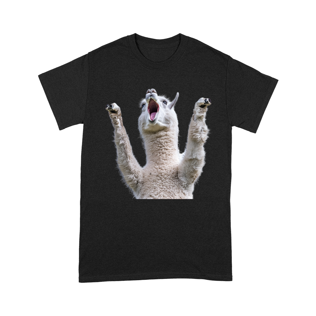 Three Alpaca Moon Weird Cursed 04 Premium T-shirt