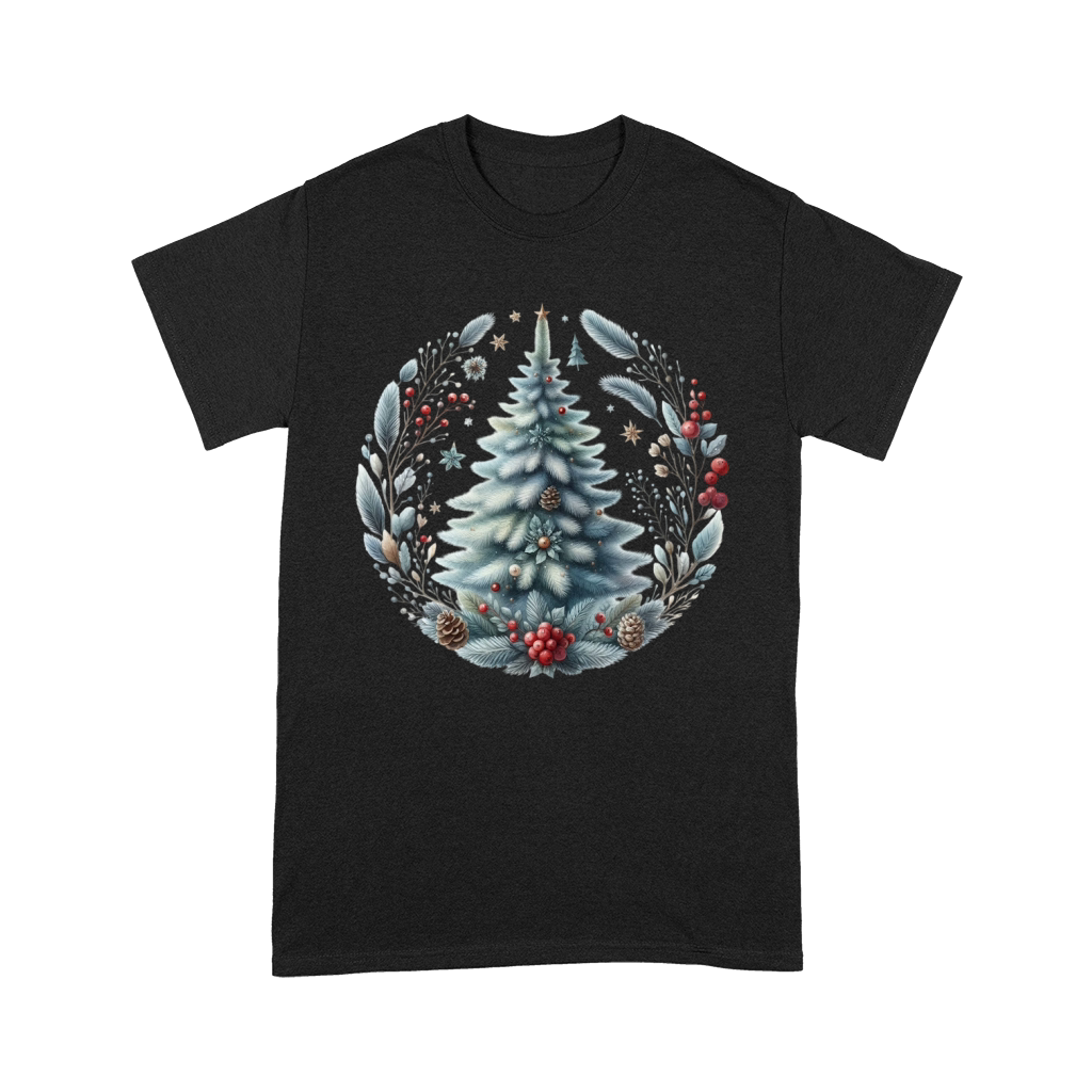 Watercolor Christmas tree Clipart 02 Premium T-shirt