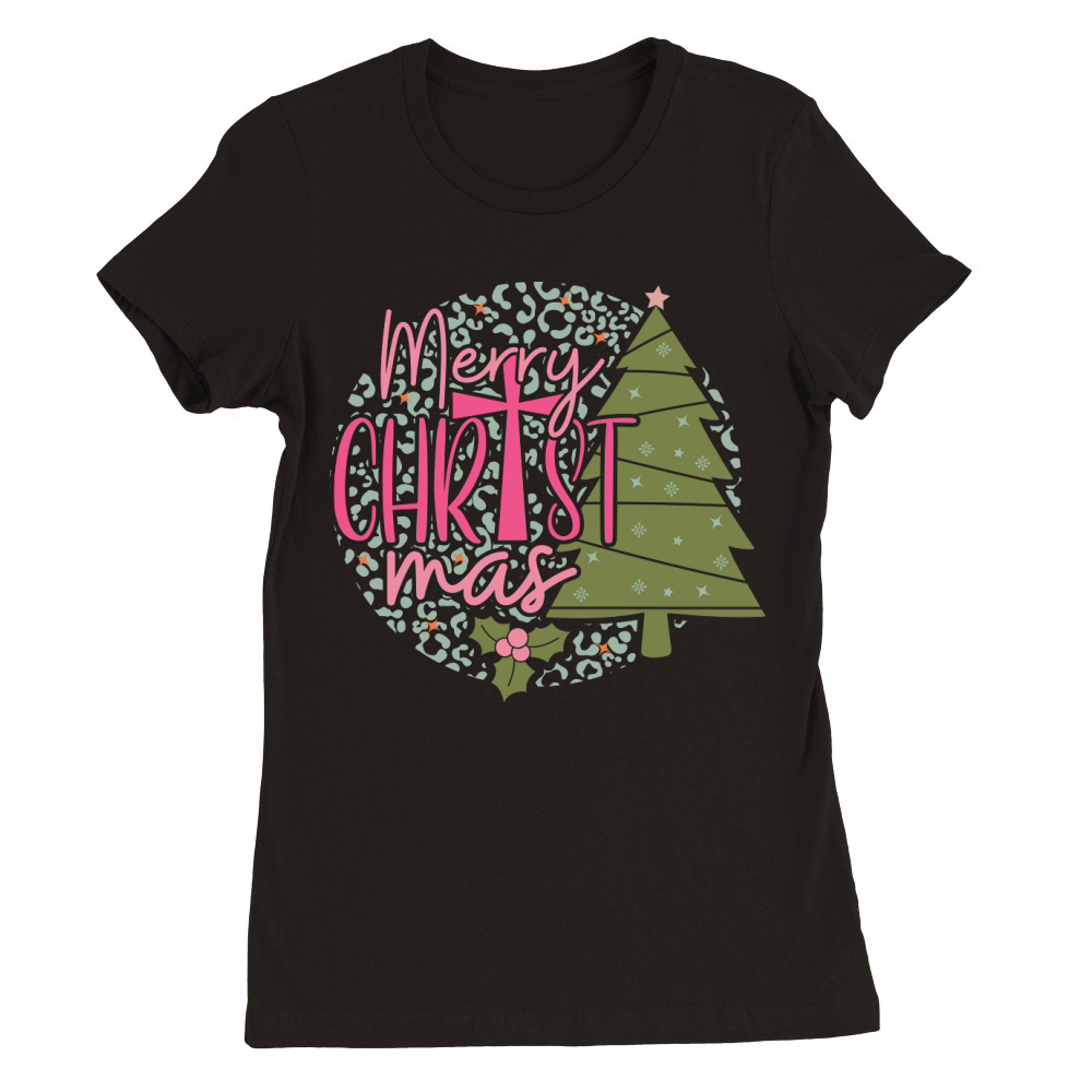 Merry christmas 55 03 Premium Womens Crewneck T-shirt