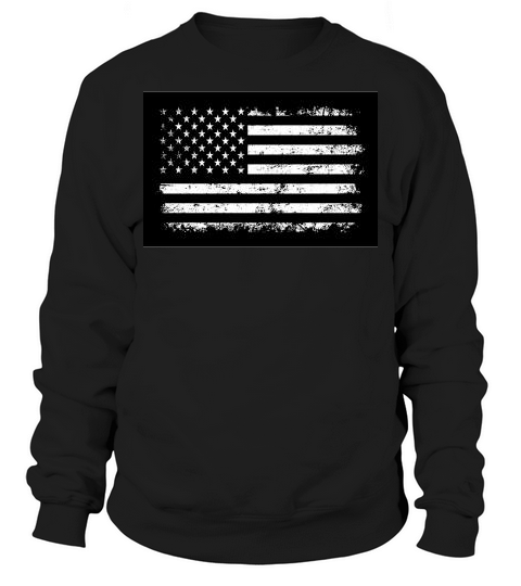 Distressed USA Flag.Vintage USA Flag Sweatshirt Unisex