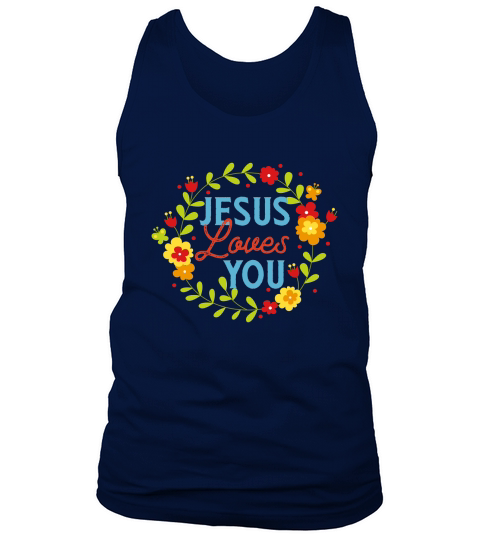 Beautiful Things Happen, Jesus Front Tank Top Unisex
