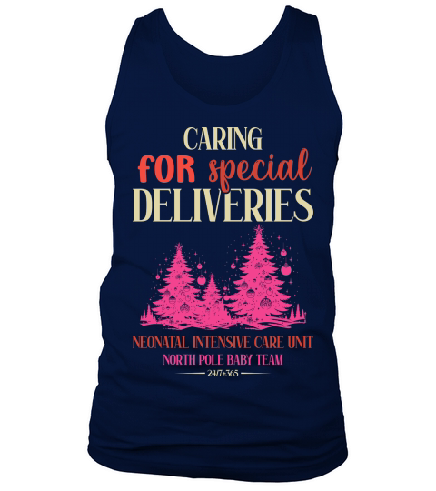 caring for special deliveries neonatal intensive care unit north pole baby team Tank Top Unisex