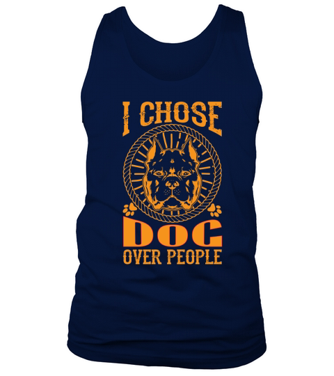I choose Dog over People Tank Top Unisex