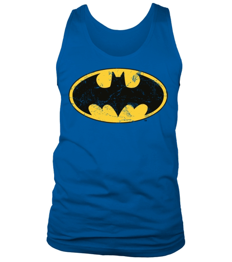 Justice League Batman Logo Vintage Tank Top Unisex