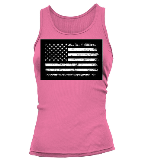 Distressed USA Flag.Vintage USA Flag Tank top Woman