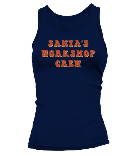 Santa’s Workshop Crew Retro Red Tank top Woman