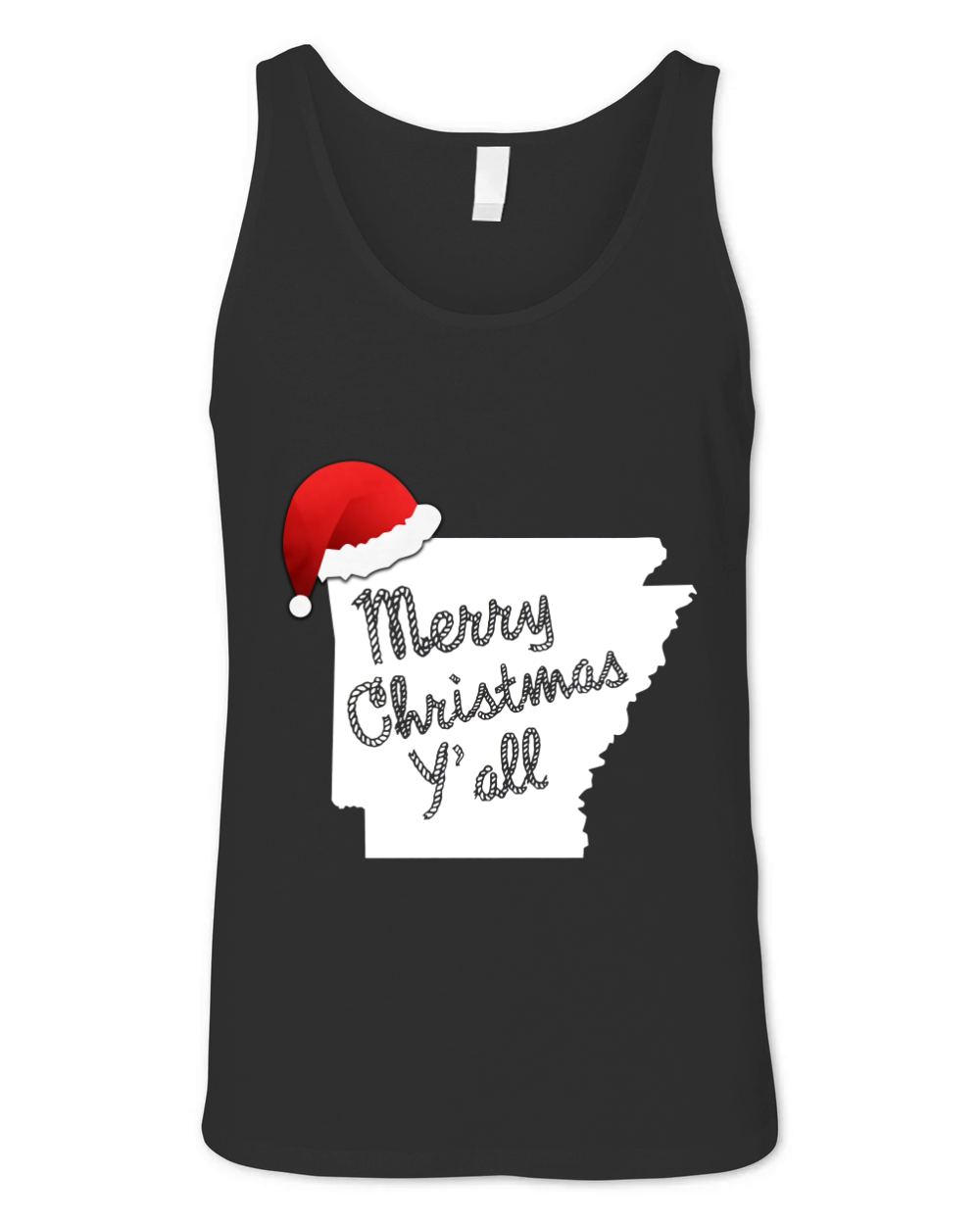 ARKANSAS MERRY CHRISTMAS YALL Unisex Jersey Tank