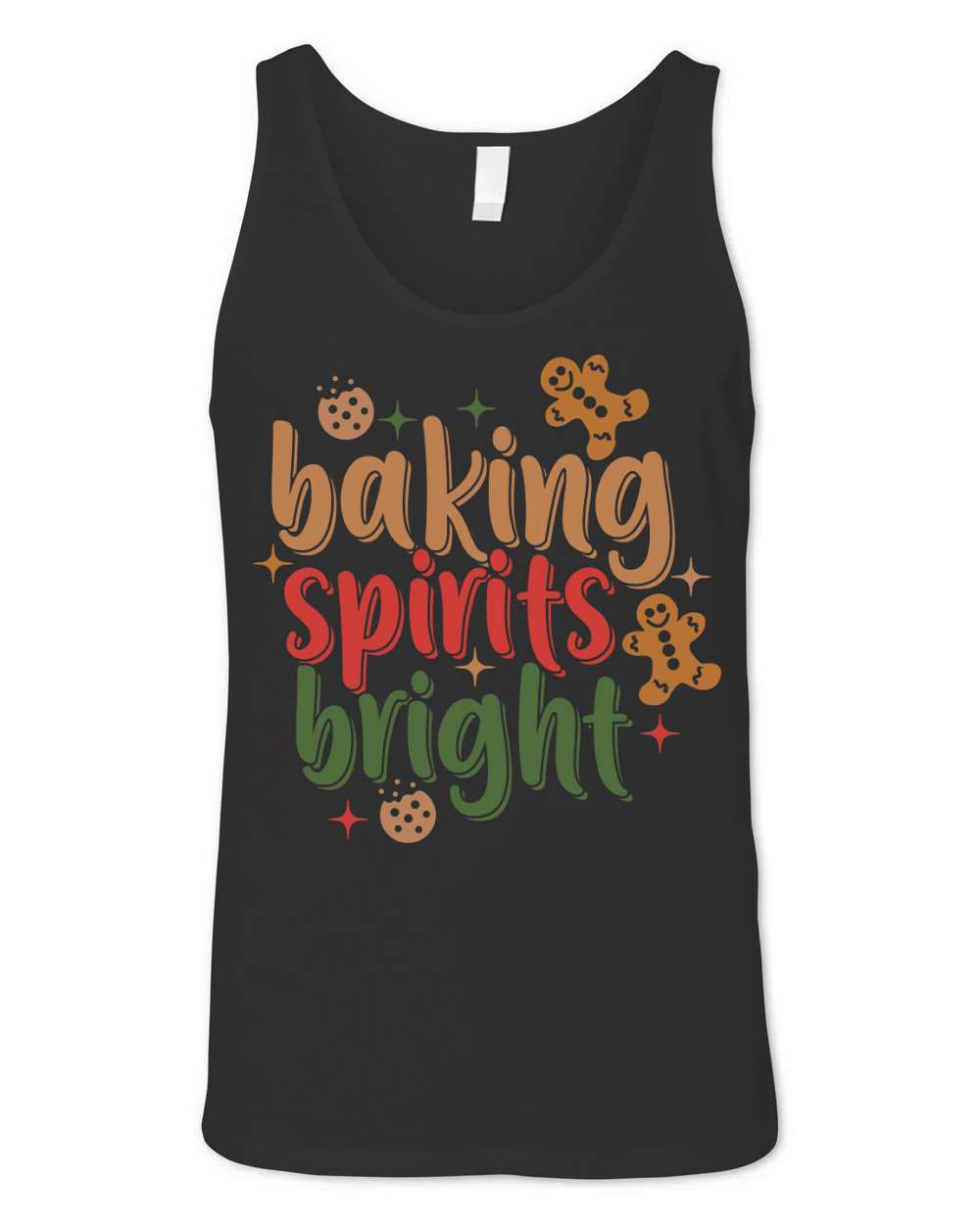 Baking Spirits Bright Unisex Jersey Tank