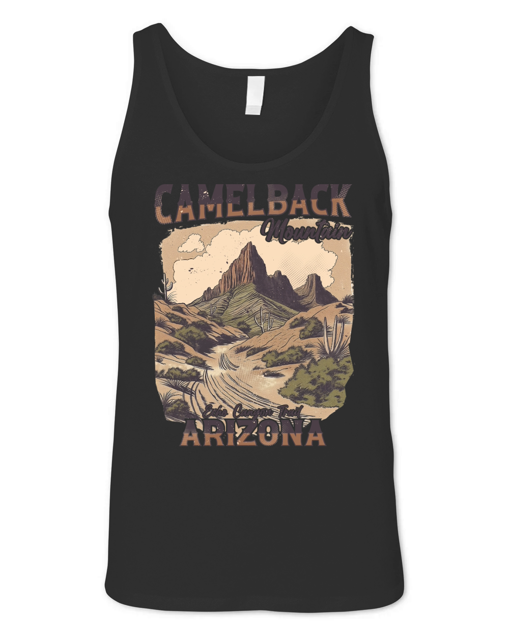 Camelback Mountain Echo Canyon Trail Arizona Unisex Jersey Tank