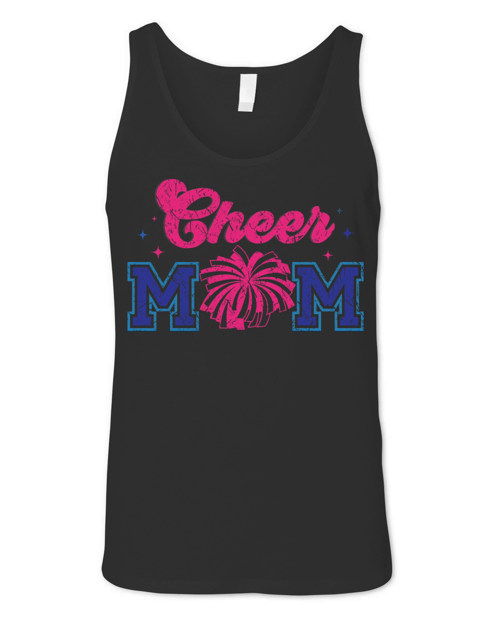 Cheer Mom Retro 1 Unisex Jersey Tank