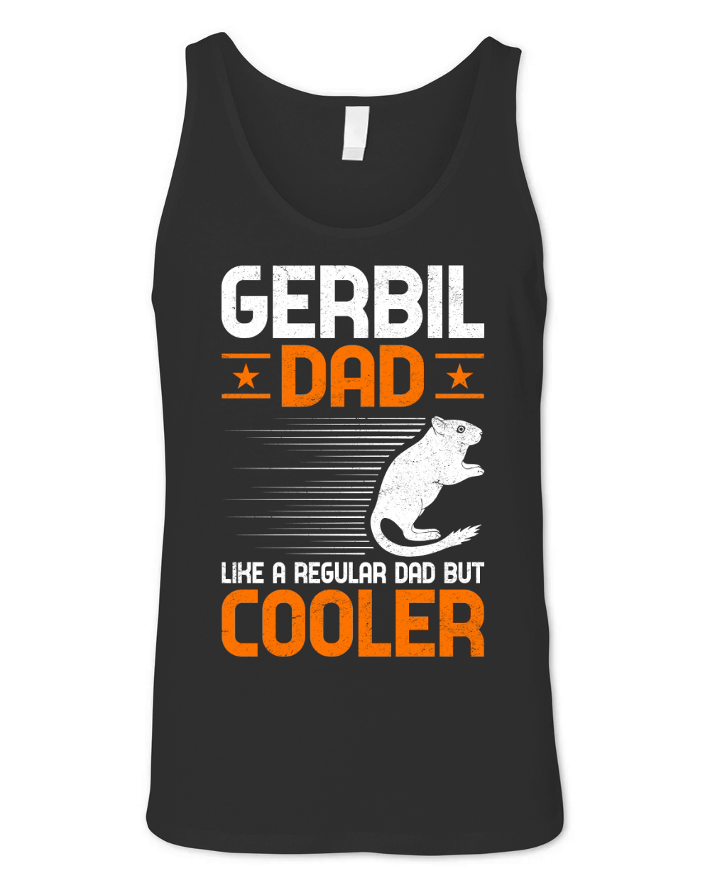 Gerbil dad like a regular dad but cooler (1) Unisex Jersey Tank