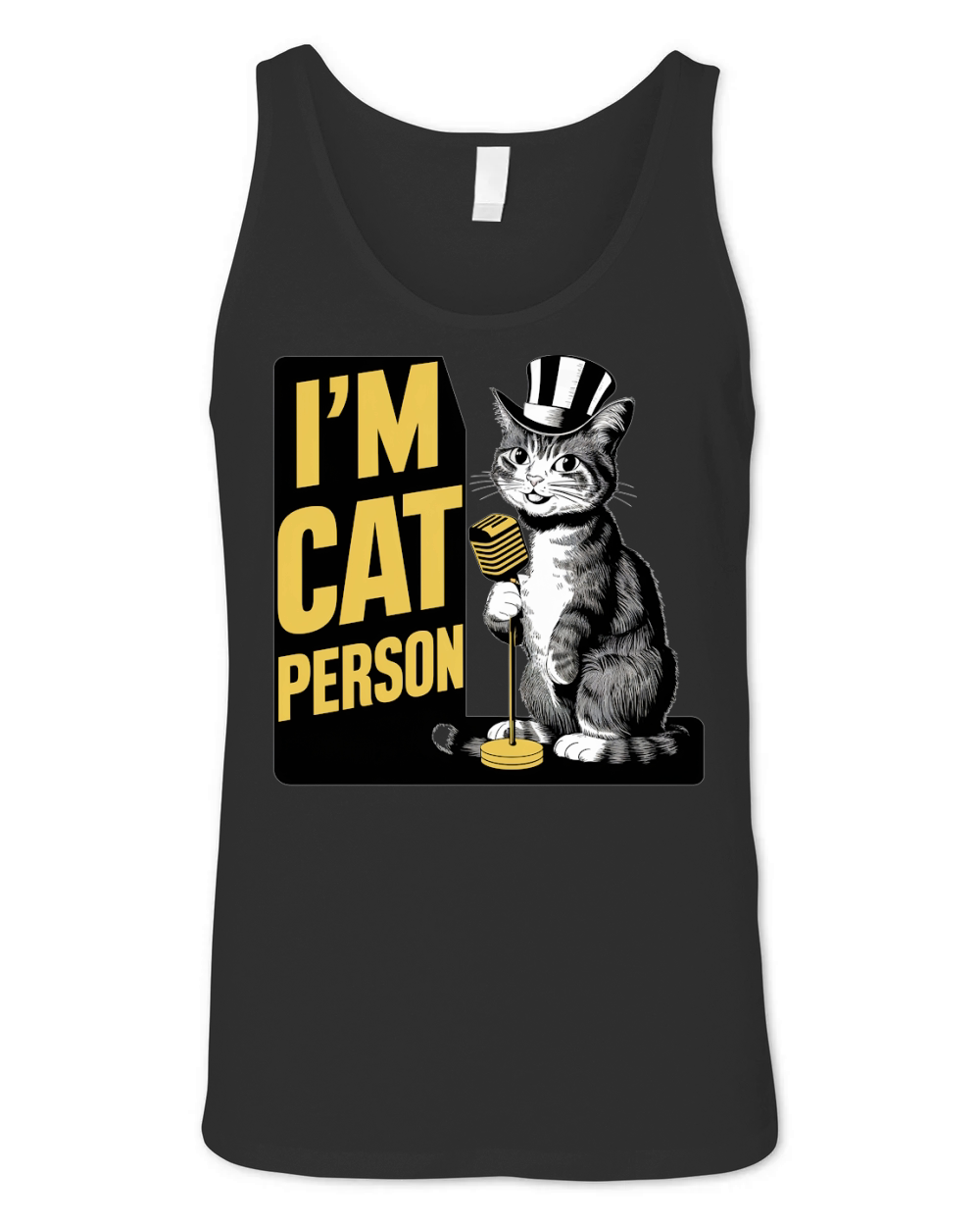 Im cat person Unisex Jersey Tank