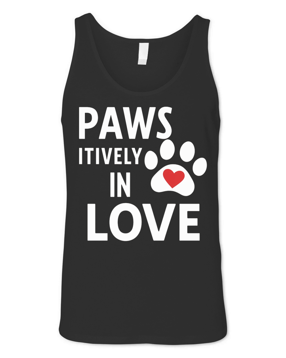 Paws itively in love Unisex Jersey Tank