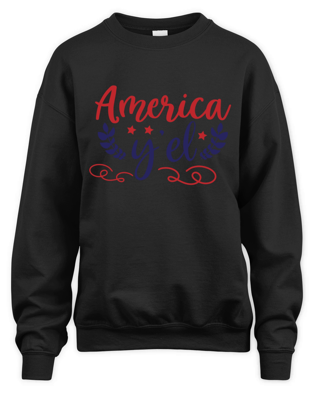 america yel Unisex Premium Crewneck Sweatshirt