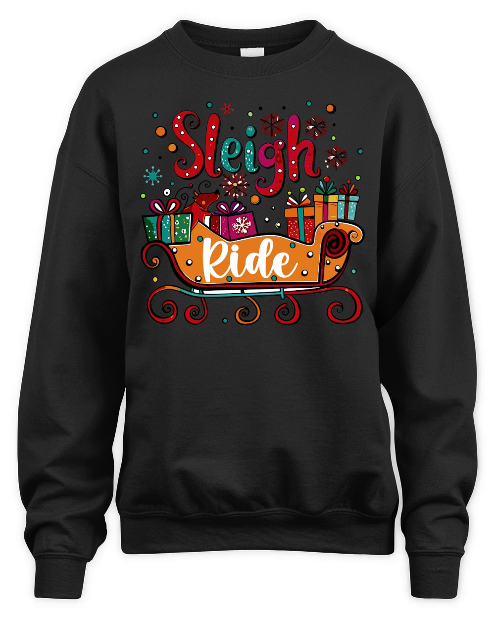 sleigh ride Unisex Premium Crewneck Sweatshirt